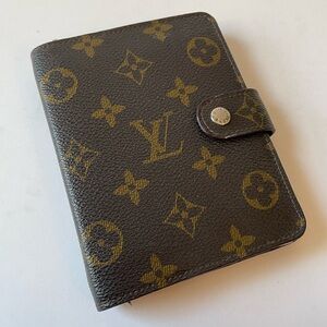 Louis Vuitton Brown and Gold Monogram Card Holder